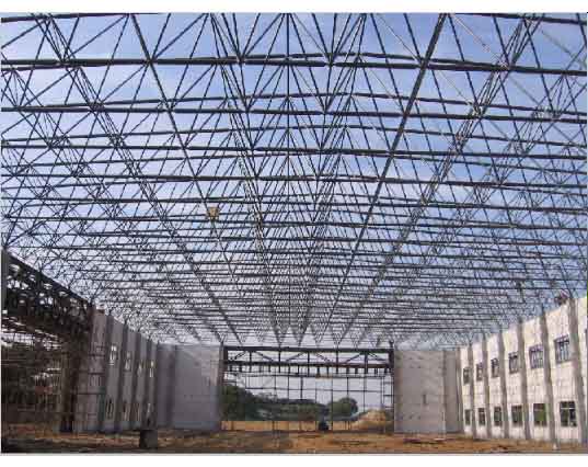 平湖湖南长沙5712飞机库网架工程