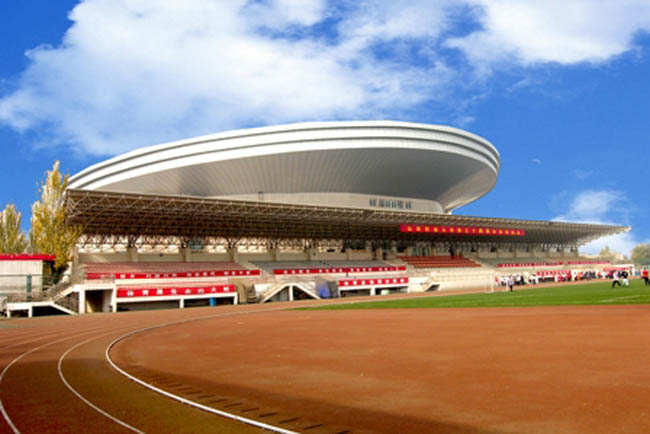 平湖体育场看台网架工程